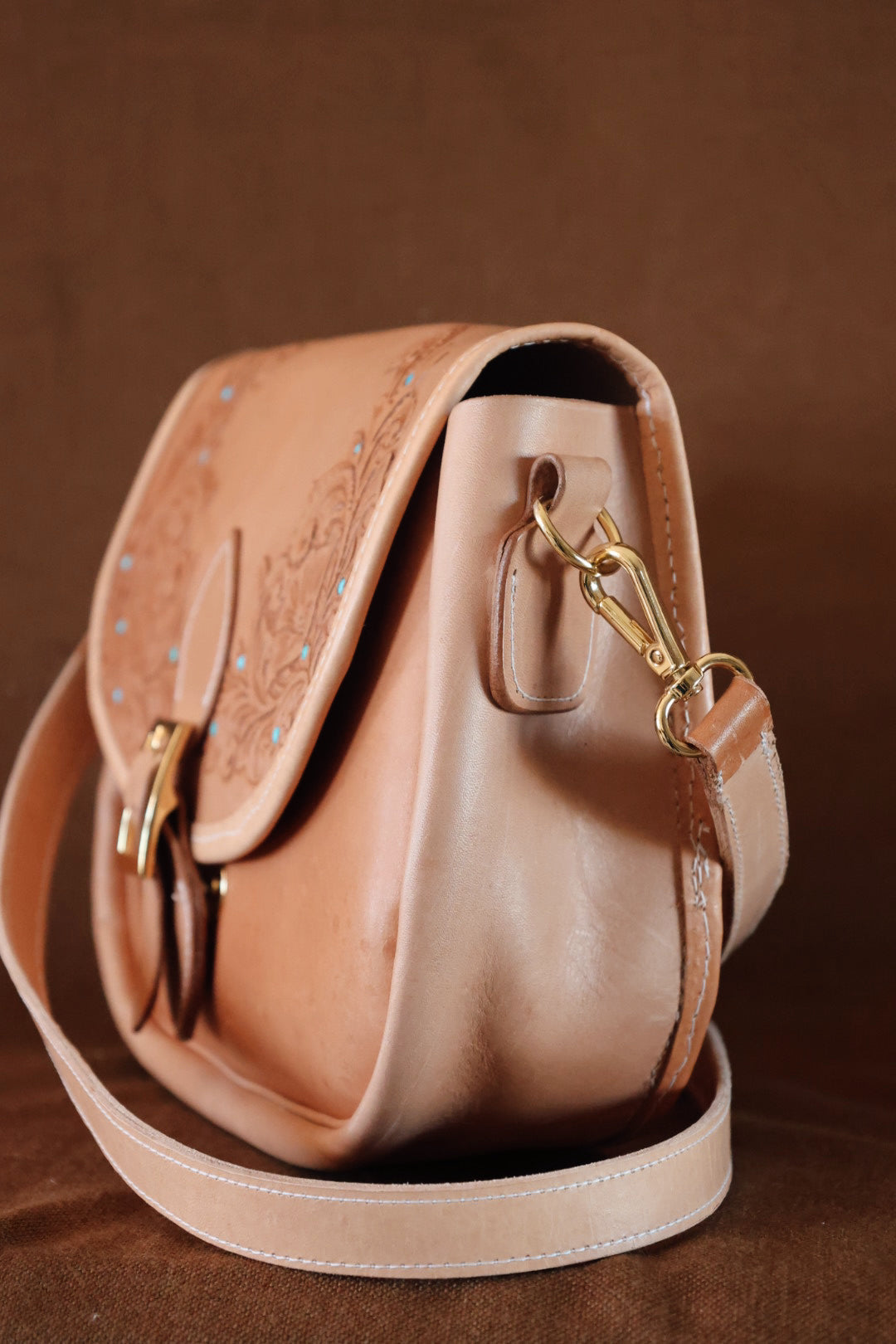 Heritage Turquoise Saddle Bag