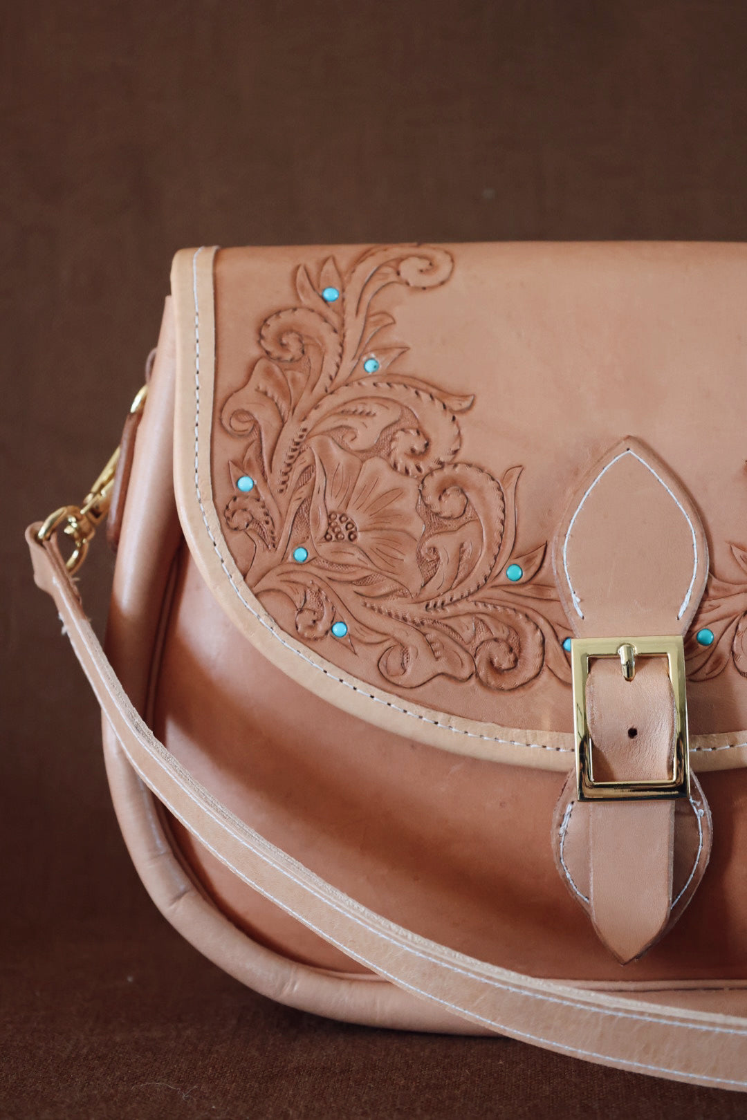 Heritage Turquoise Saddle Bag