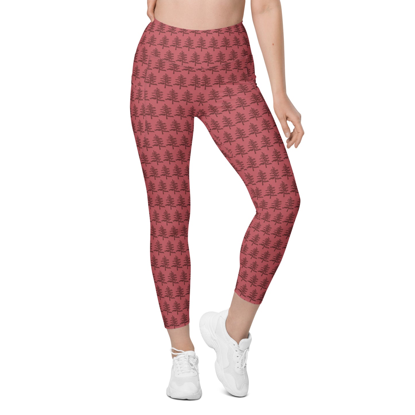 Cranberry Forest Leggings with pockets