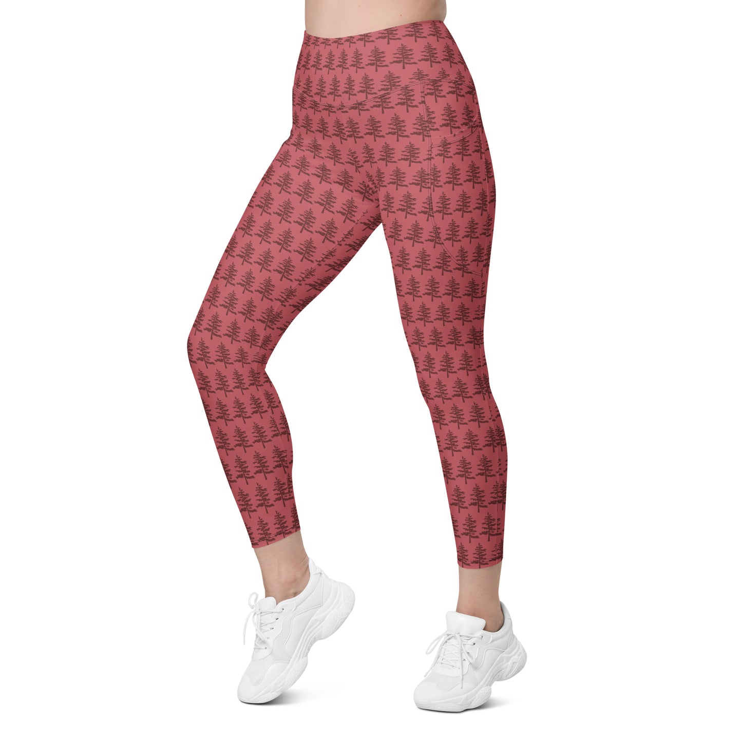 Cranberry Forest Leggings with pockets