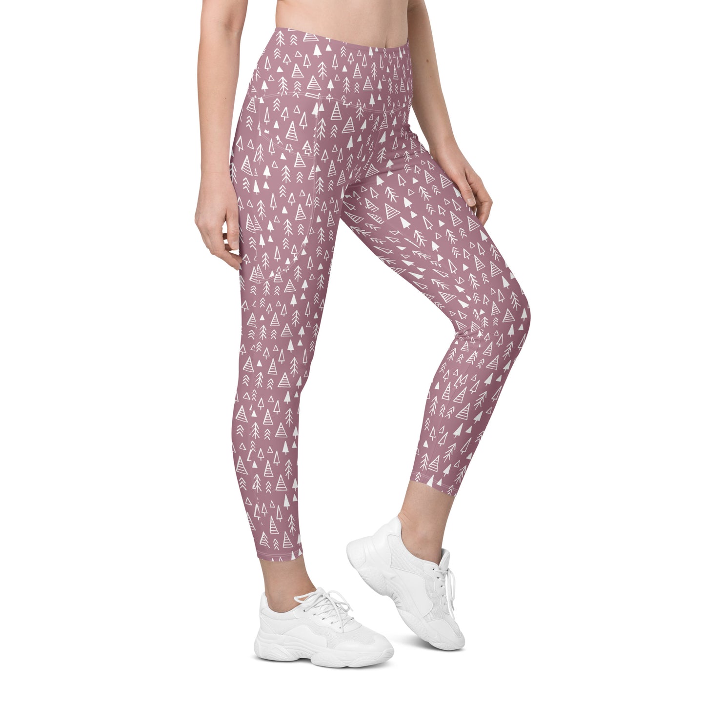 Purple Forest Leggings with pockets